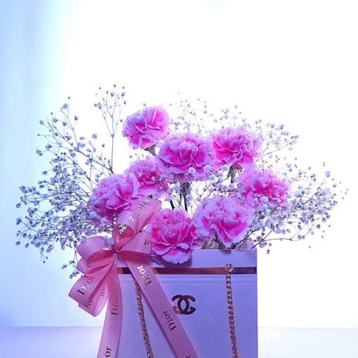 Carnations flowerbag