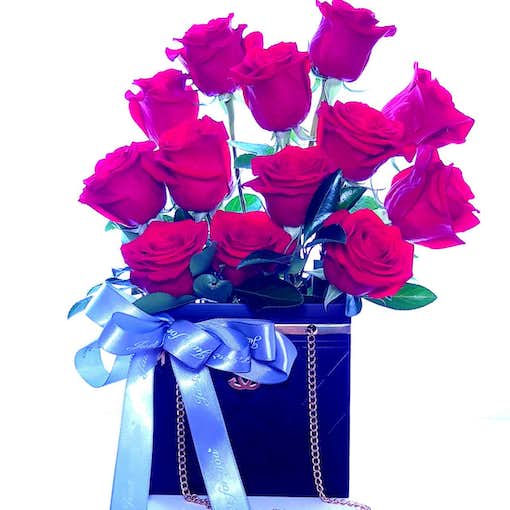 Roses flower bag